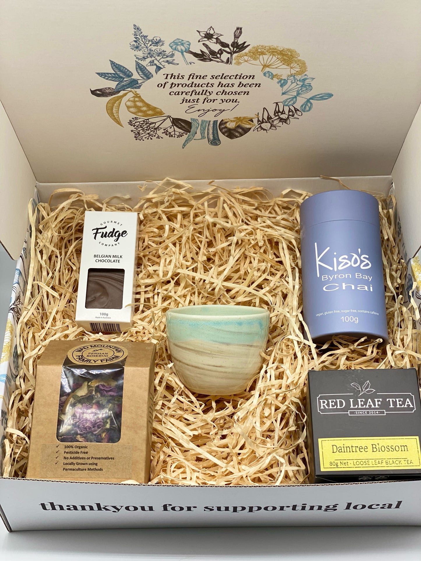 Tea Party Gift Hamper - with handcrafted cup