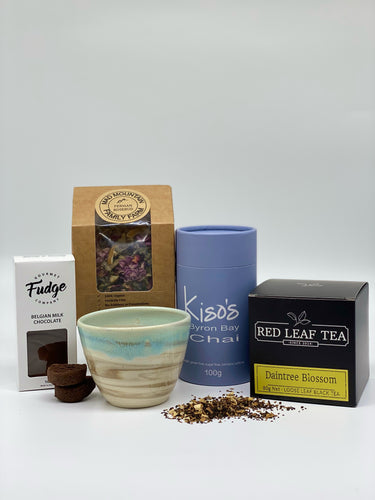 Tea Party Gift Hamper - with handcrafted cup